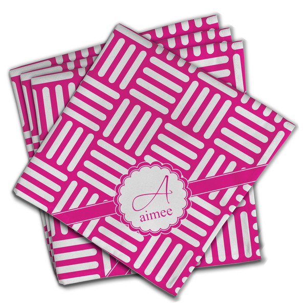 Custom Square Weave Cloth Napkins (Set of 4) (Personalized)