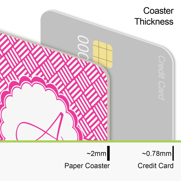 Square Weave Coaster Thickness