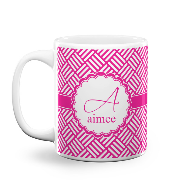 Custom Square Weave Coffee Mug (Personalized)
