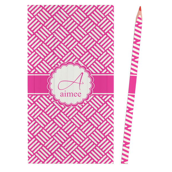 Square Weave Colored Pencils - Front View