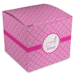 Square Weave Cube Favor Gift Boxes (Personalized)