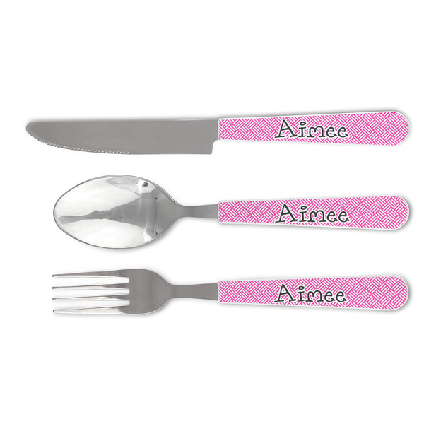 Custom Square Weave Cutlery Set (Personalized)