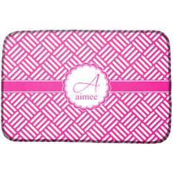 Square Weave Dish Drying Mat w/ Name and Initial