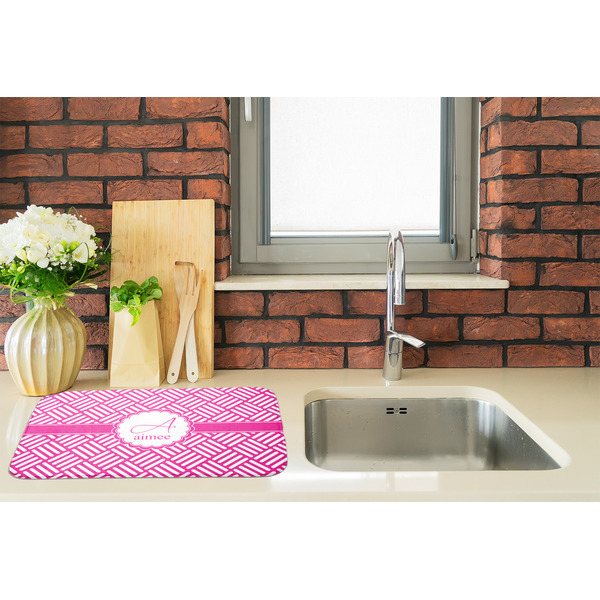 Square Weave Dish Drying Mat - LIFESTYLE 2