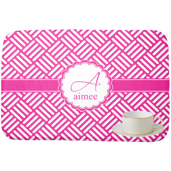 Square Weave Dish Drying Mat - with cup