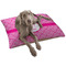 Square Weave Dog Bed - Large LIFESTYLE