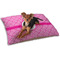 Square Weave Dog Bed - Small LIFESTYLE