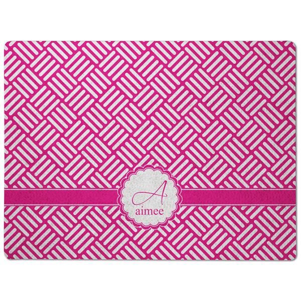 Square Weave Dog Food Mat - Medium without bowls