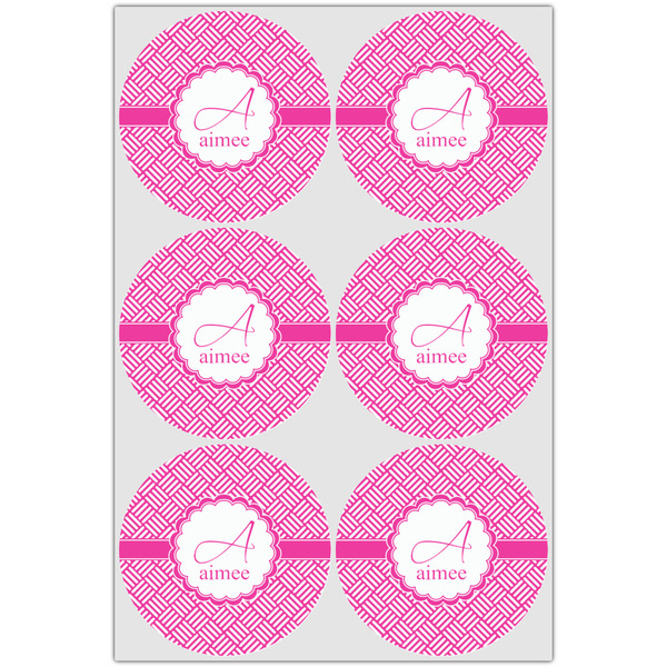 Square Weave Drink Topper - Large - Set of 6