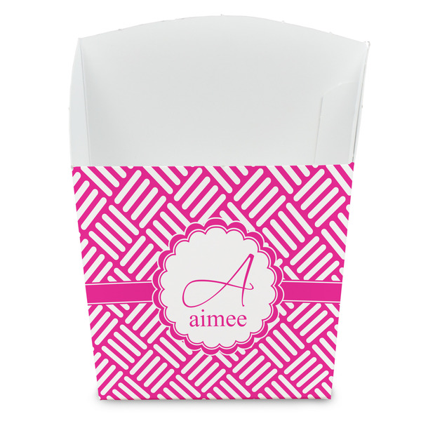 Custom Square Weave French Fry Favor Boxes (Personalized)
