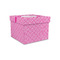 Square Weave Gift Boxes with Lid - Canvas Wrapped - Small - Front/Main