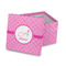 Square Weave Gift Box with Lid - Canvas Wrapped (Personalized)