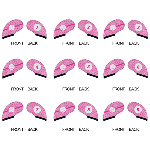 Square Weave Golf Club Covers - APPROVAL (set of 9)