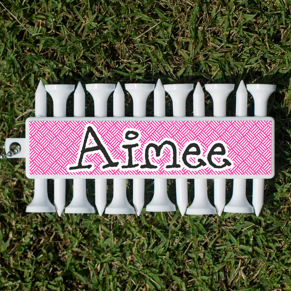 Custom Square Weave Golf Tees & Ball Markers Set (Personalized)