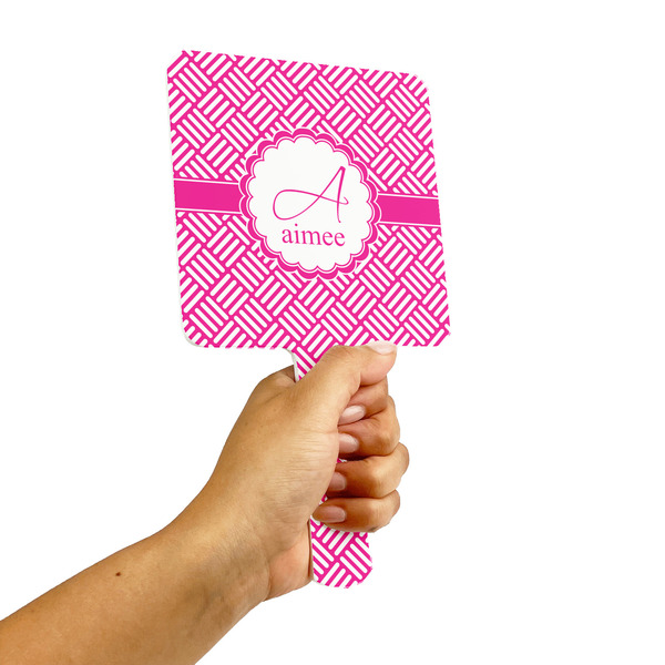 Square Weave Hand Mirrors - Alt View