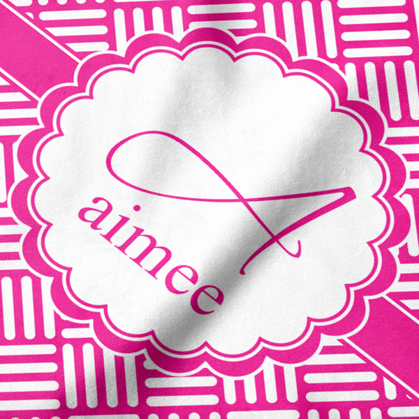 Square Weave Hooded Baby Towel- Detail Close Up