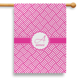 Square Weave 28" House Flag - Double Sided (Personalized)