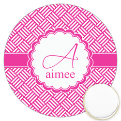 Square Weave Printed Cookie Topper - 3.25" (Personalized)