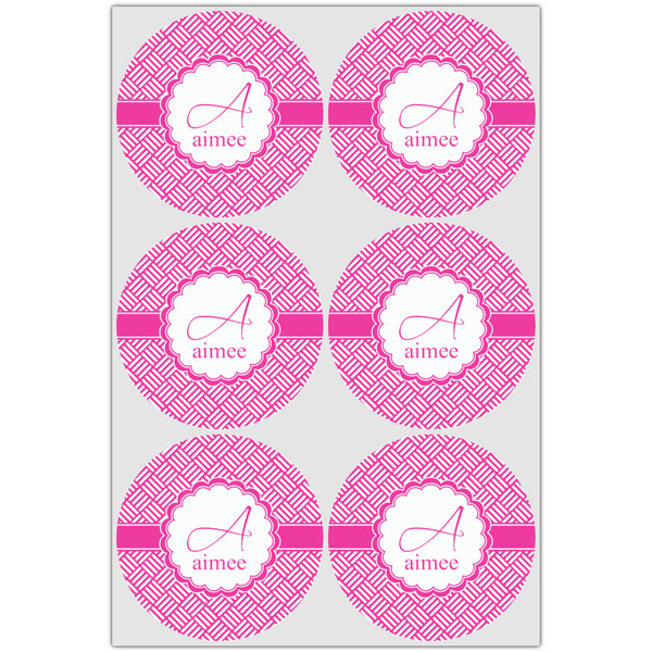 Square Weave Icing Circle - Large - Set of 6