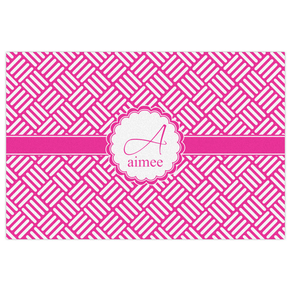 Square Weave Indoor / Outdoor Rug - 2'x3' - Front Flat