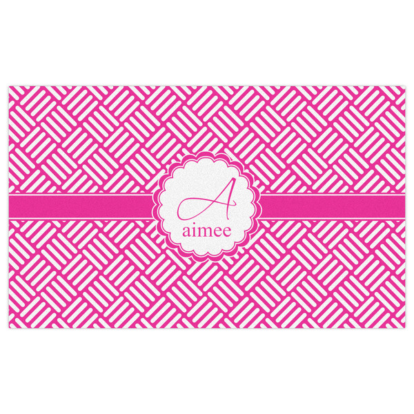 Square Weave Indoor / Outdoor Rug - 3'x5' - Front Flat