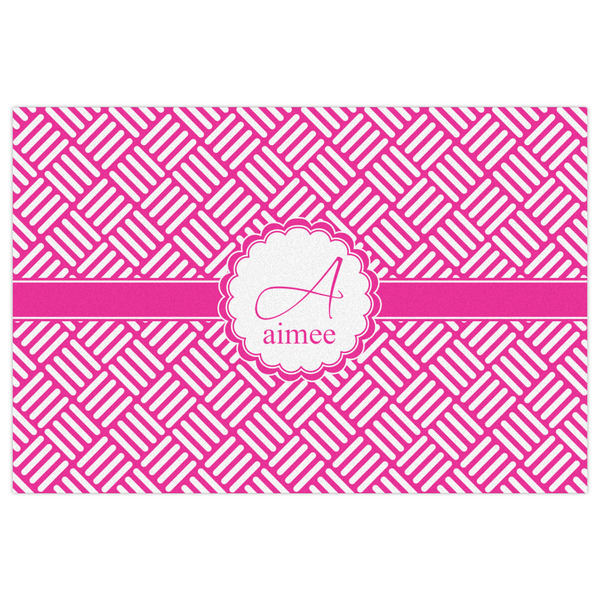 Square Weave Indoor / Outdoor Rug - 4'x6' - Front Flat