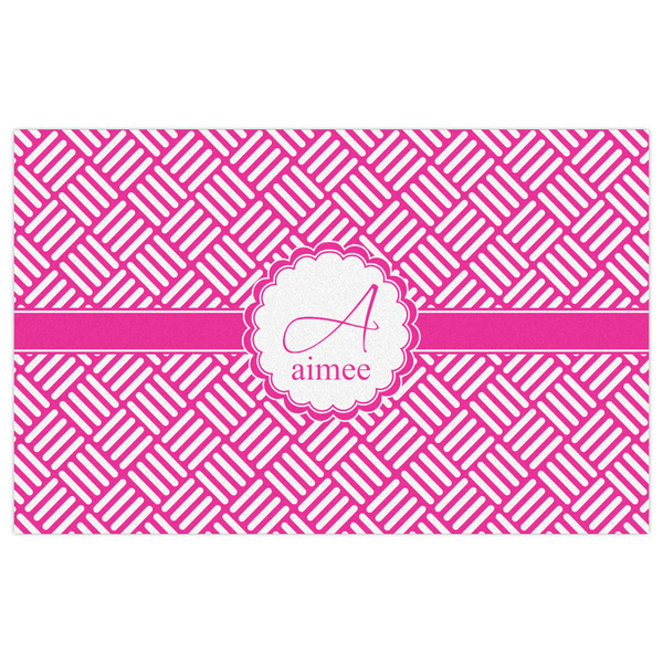 Square Weave Indoor / Outdoor Rug - 5'x8' - Front Flat