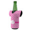 Square Weave Jersey Bottle Cooler - ANGLE (on bottle)