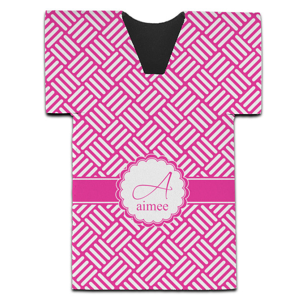 Custom Square Weave Jersey Bottle Cooler (Personalized)