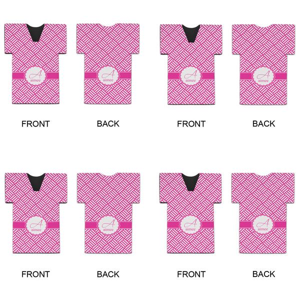 Square Weave Jersey Bottle Cooler - Set of 4 - APPROVAL