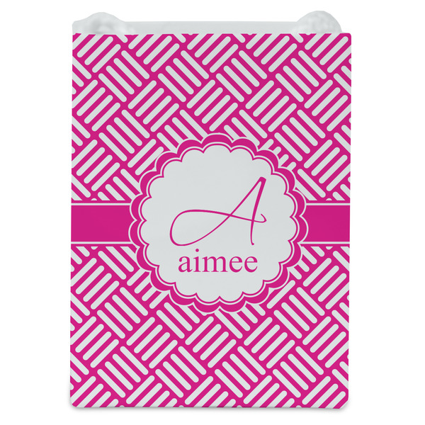 Square Weave Jewelry Gift Bag - Gloss - Front