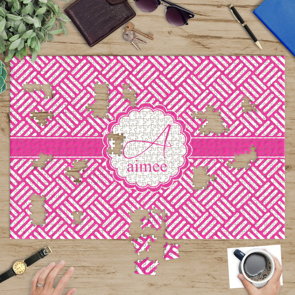 Square Weave Jigsaw Puzzle 1014 Piece - In Context