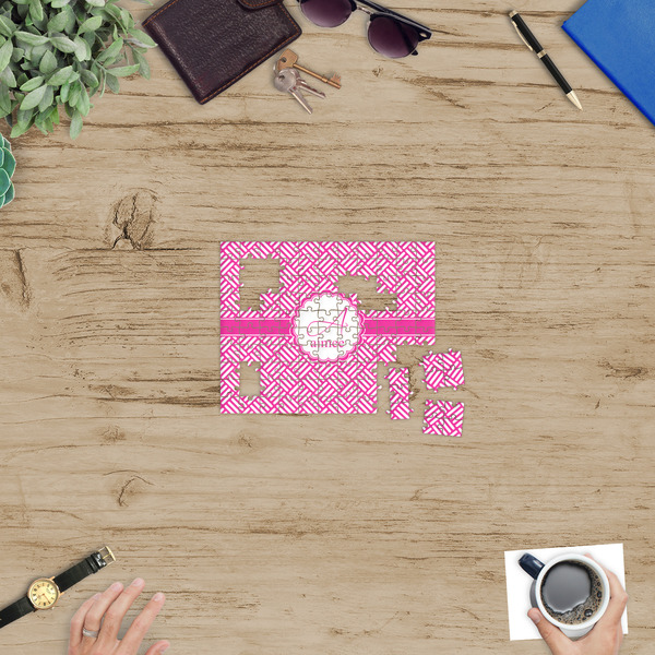 Square Weave Jigsaw Puzzle 110 Piece - In Context