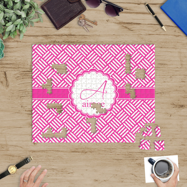 Square Weave Jigsaw Puzzle 500 Piece - In Context