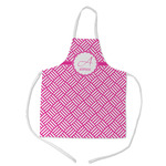 Square Weave Kid's Apron w/ Name and Initial