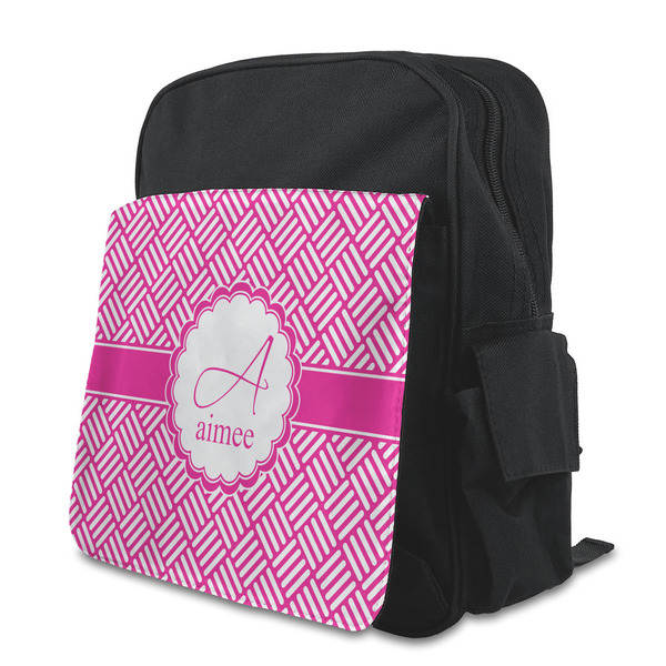 Custom Square Weave Preschool Backpack (Personalized)