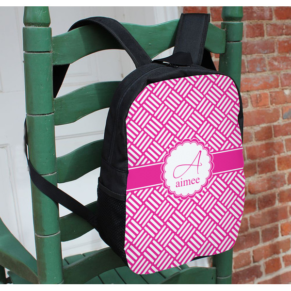Square Weave Kids Backpack - In Context