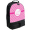 Square Weave Large Backpack - Black - Angled View