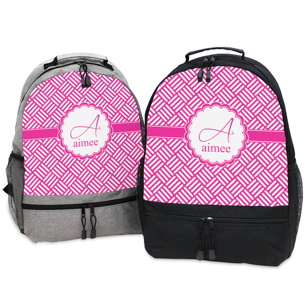 Square Weave Large Backpacks - Both