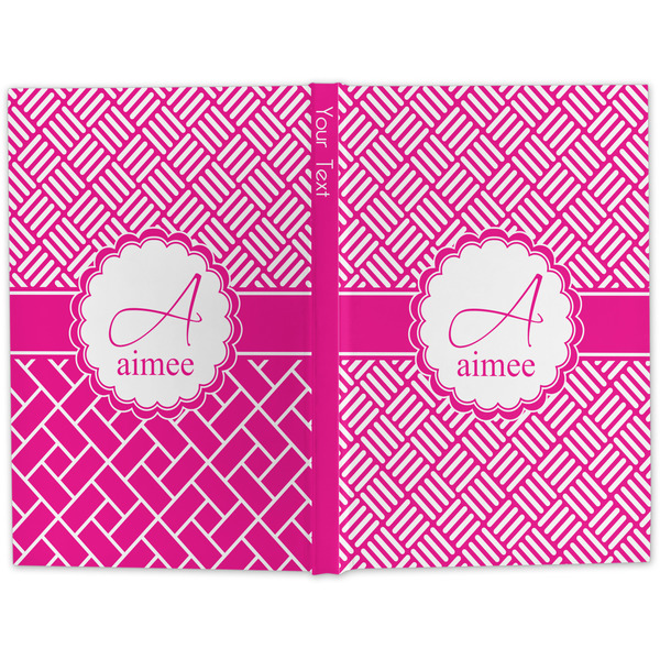 Square Weave Large Hard Cover Journal - Apvl