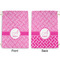 Square Weave Large Laundry Bag - Front & Back View