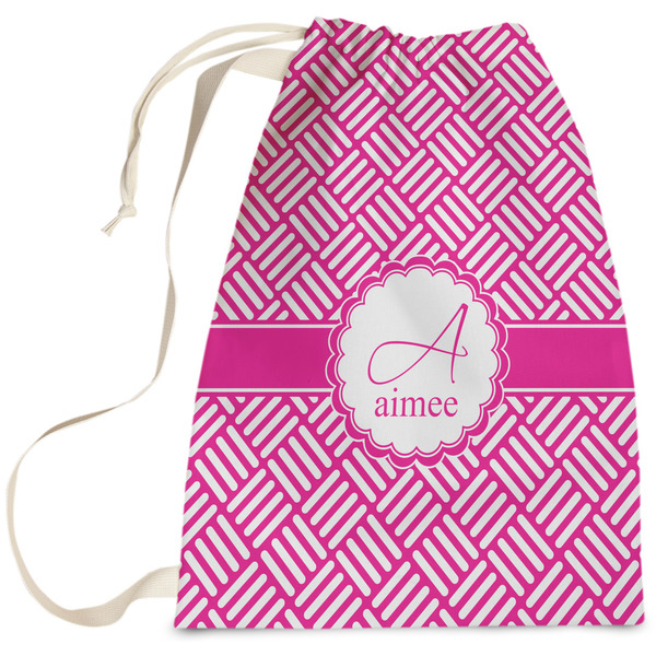 Custom Square Weave Laundry Bag (Personalized)