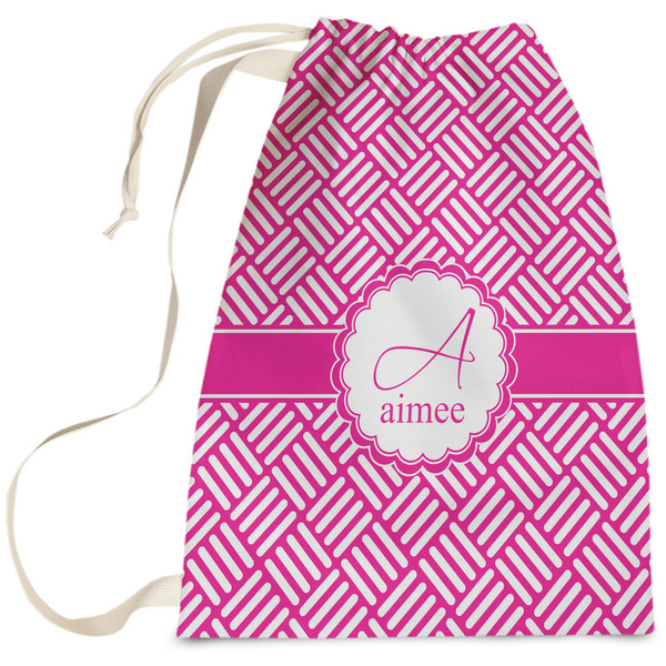 Custom Square Weave Laundry Bag - Large (Personalized)