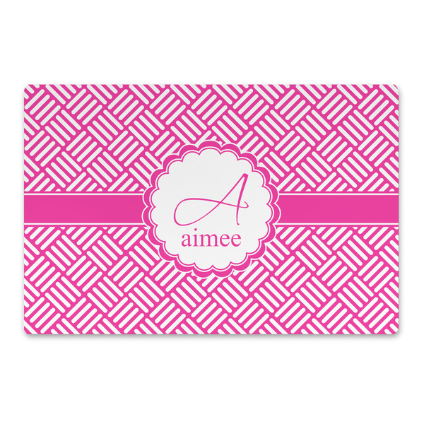 Custom Square Weave Large Rectangle Car Magnet (Personalized)