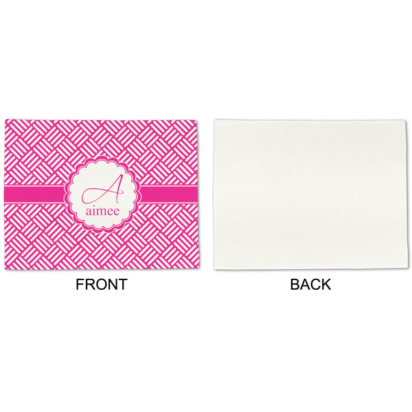 Square Weave Linen Placemat - APPROVAL Single (single sided)