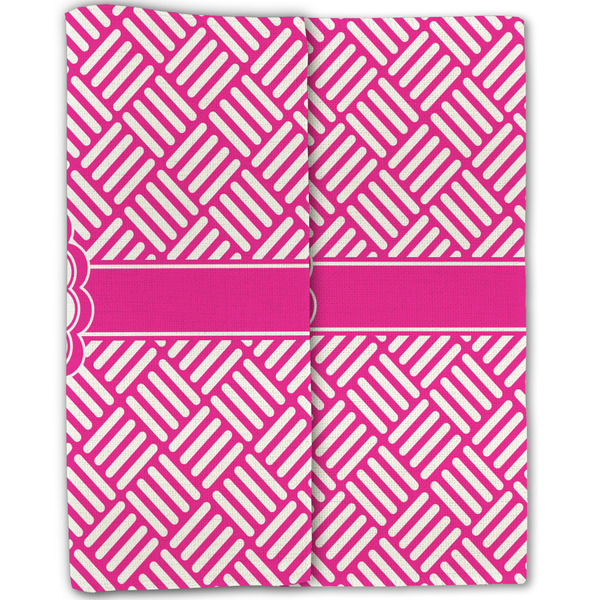 Square Weave Linen Placemat - Folded Half (double sided)