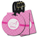 Square Weave Plastic Luggage Tag (Personalized)