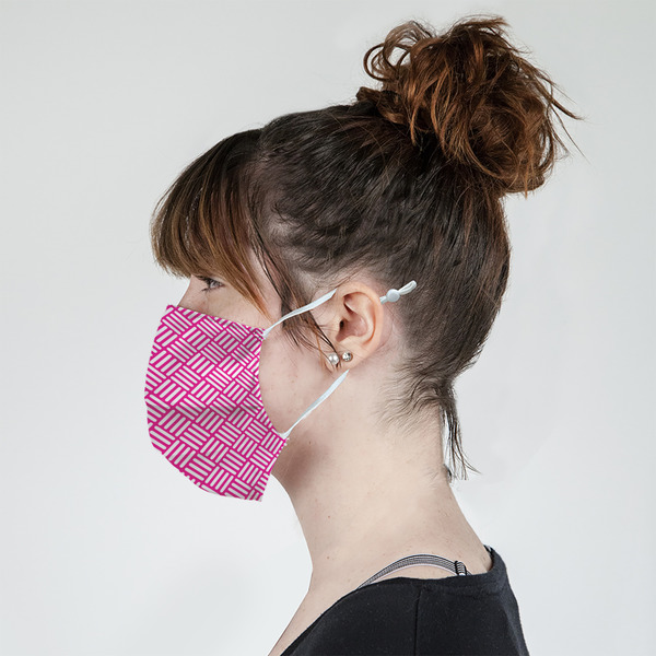 Square Weave Mask - Side View on Girl