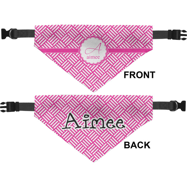 Square Weave Medium Dog Bandana Approval