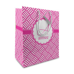 Square Weave Medium Gift Bag (Personalized)